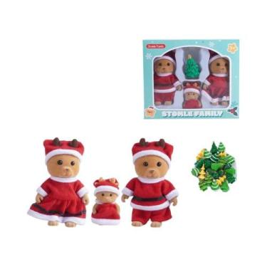 Imagem de Conjunto De Brinquedos De Natal: Vila Familiar Na Floresta, Ônibus Esc