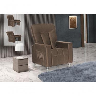 Imagem de Poltrona Do Papai Reclinável Pallas Mx5 - Turkey Chocolate