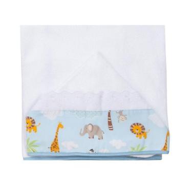 Imagem de Toalha De Banho Bebê Com Capuz Atoalhada - Varias Estampas - Marli Bab
