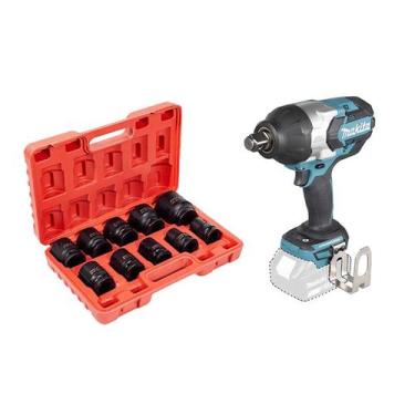 Imagem de Chave Impacto 3/4 Makita 18v 1050 N.m Dtw1001z sem bateria + 1 Kit de 