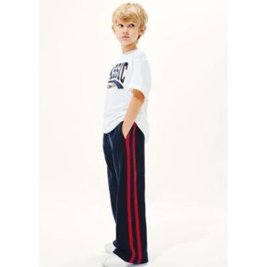 Imagem de Calça Infantil Wide Leg Com Faixas Laterais-Masculino