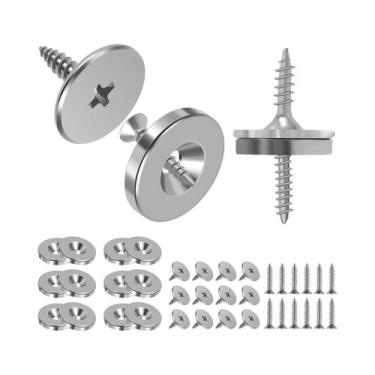 Imagem de 12PCS Fechador De Porta Magnético Forte Para Armário, Sucção Oculta Em