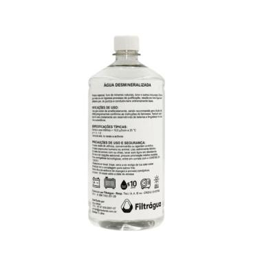 Imagem de Água Desmineralizada 1L Bateria e Radiador Uso Diverso Filtrágua