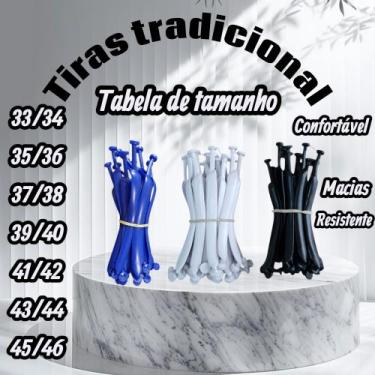 Imagem de Kit 2 pares correia para sandália adulto e infantil top com logomarca 