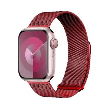 Imagem de Pulseira Milanese De 40mm 41mm 44mm 45mm 46mm Para Apple Watch Série 1