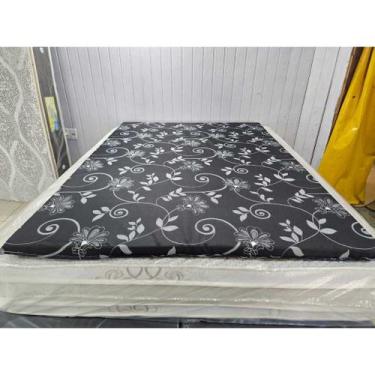 Imagem de Colchonete Camping colchão Acampamento D23 188x138x5cm preto - Dubom C