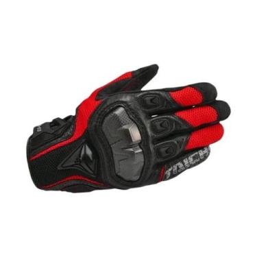 Imagem de Luvas De Motocicleta Masculinas Em Couro Genuíno RST390 391 Quatro Est