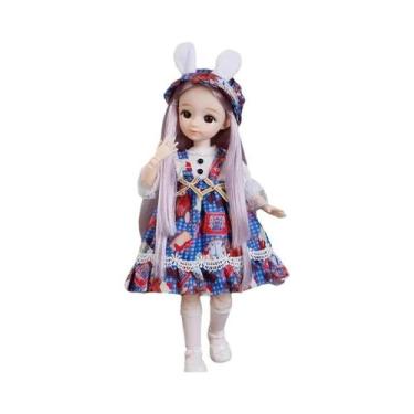 Imagem de Bonecas Articuladas Para Meninas, 30cm, 16 Olhos 3D, Brinquedos Para V