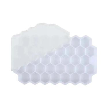 Imagem de Forma De Gelo De Silicone Com 148 Cavidades E Tampa, Fácil De Desenfor