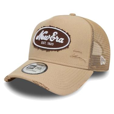 Imagem de Boné New Era 940AF Brand Trucker Oval Destroyed-Masculino