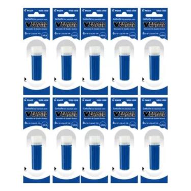 Imagem de Kit 10 Pilot Refis V-board Master Azul