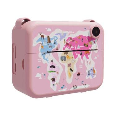 Imagem de Câmera Digital Instantânea Para Crianças Com Impressora Térmica Mini P
