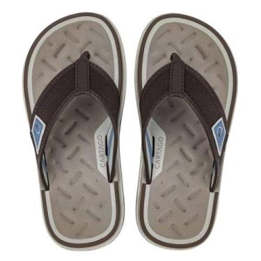 Imagem de Chinelo Cartago Malaga Sport II - Infantil - Marrom, 30