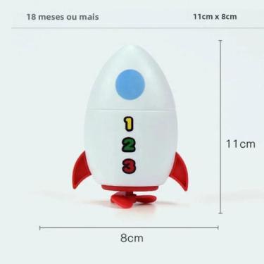 Imagem de Brinquedo De Banho Foguete Aquático De Corda Para Crianças, Diversão N