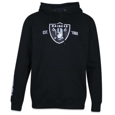 Imagem de Moletom New Era Canguru Fechado NFL Las Vegas Raiders Core Masculino-Masculino