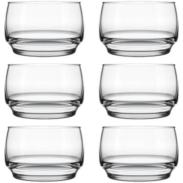 Imagem de Conjunto para Sobremesa Lights para Servir Doces em Vidro Sodacal Elegantes lava-louças Geladeira Transparente Nadir