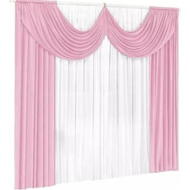 Imagem de Cortina Paris Pra Janela Sala E Quarto Com Bando 2,00 X 1,70 - osmari 