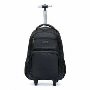 Imagem de Mochila De Rodinhas Executiva Swicky Viagem Reforçada Grande 32 Litros-Masculino