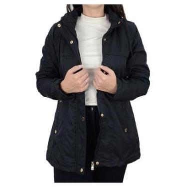Imagem de Jaqueta Parka Feminina Facinelli By Mooncity Preta - 690166-Feminino
