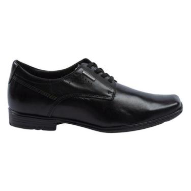 Imagem de Sapato Social de Couro Masculino Pegada 122324-01 Preto, Preto, 40