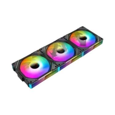 Imagem de Cooler De Gabinete Silencioso ARGB 120 RGB Infinity Mirror Uni Fan 3 E
