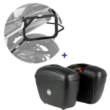 Imagem de Par Baú E21 Givi + Suporte Baú Lateral Triumph Tiger900 2020+ Spto512 
