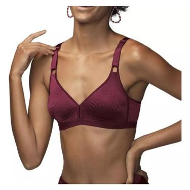 Imagem de Sutiã Sustentação Olimpo Demillus 61196/61096, Vinho barolo, 48