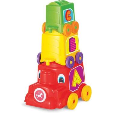 Imagem de Brinquedo Educativo Locomotiva Animada Calesita
