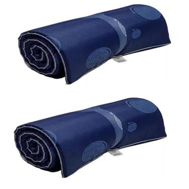 Imagem de Kit 02 Colchonetes Camping Luck D18 Revestido 65x180x3 cm Luckspuma, A