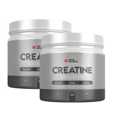 Imagem de 2x Creatina 100% Pura True Source 300g, Sem Sabor