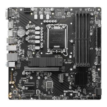 Imagem de Placa-Mãe MSI PRO B760M-P, Intel, LGA 1700, Micro-ATX, DDR5 - PROB760P