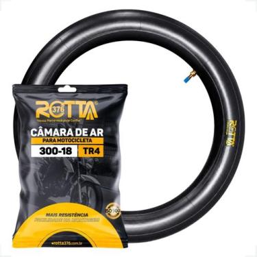 Imagem de Câmara De Ar Aro 18 Moto 275 18 80 100 18 90 90 18 300 18 - ROTTA