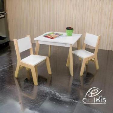 Imagem de Mesa infantil Europa cor branco