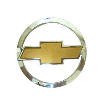 Imagem de Emblema Dianteiro Da Grade Cromado Aplique Dourado Marcon Montana /corsa