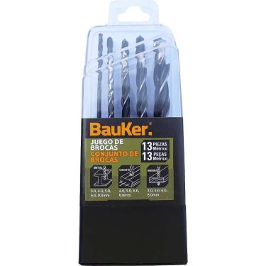 Imagem de Conjunto de Broca Combinada DW8306 13 Peças Bauker