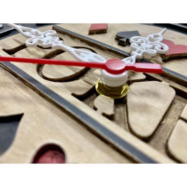Imagem de Relógio De Parede - Ficha de Poker - Fabricado No Brasil