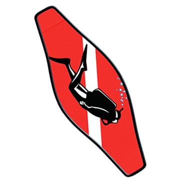 Imagem de Embalagem de alça inovadora Scuba Concepts - envolve sua máscara de mergulho, um mergulhador