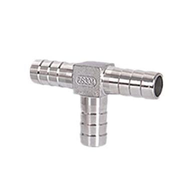 Imagem de 4mm 6mm 8mm 10mm 12mm 13mm 14mm 15mm 16mm 19mm 20mm Mangueira Barb Tee Y Tipo 3 Tr¨ºs Vias 304 Conector de Encaixe de Tubo de A?o Inoxid¨¢vel, T,25mm