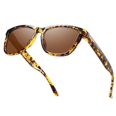 Imagem de Óculos de sol polarizados femininos masculinos moda condução óculos de sol para óculos de pesca masculino designer gafas uv400, marrom leopardo, como imagem