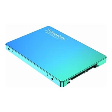 Imagem de Somnambulist SSD 240GB SATA III 6GB/S Interno Disco sólido 2,5”7mm 3D NAND Chip Up To 520 Mb/s （Azul Ciano-240GB)