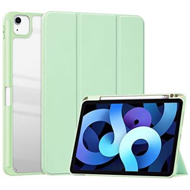 Imagem de Capa para iPad 9 10,2" Slim Stand Smart Protector com Ipad Pro 12,9" Pro 11" Pro 10,5" iPad 9,7" iPad Mini 4 5 6 (iPad Pro 12,9", verde Matcha)