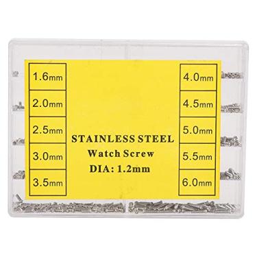 Imagem de Conjunto De Prensa De Relógio, Parafuso Cruzado De Aço Inoxidável De 1,6-6,0 Mm Para Relógio De Pulso, Caixa De Relógio, Acessório De Reparo De Relógio