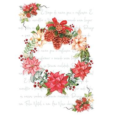 Imagem de Papel para Decoupage de Natal Opa Opapel – 2541 – Guirlanda
