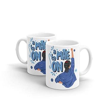 Imagem de Caneca Cerâmica Branca - A mãe ta ON (Branca)