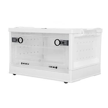 Imagem de Tampa Superior de Malha para Animais de Estimação Material ABS Pequeno Terrário para Animais de Estimação Grande Tapete de Carregamento Grosso Dobrável Com Polias para Rotina (Branco)