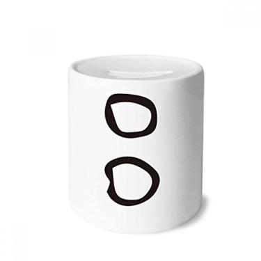 Imagem de DIYthinker Inscrição óssea com sobrenome chinês caixa de dinheiro caixa de cerâmica porta-moedas presente de cofrinho