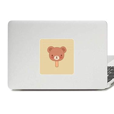 Imagem de Adesivo de vinil para laptop com desenho de urso sorvete e picolés