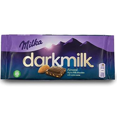 Imagem de Chocolate Milka - Darkmilk Almond - Importado da Hungria