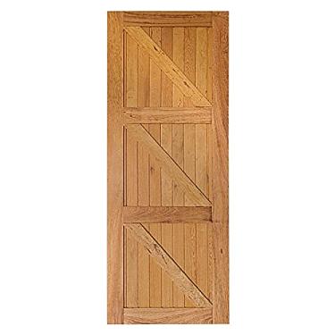 Imagem de Porta de Madeira Cedro Arana Isabela Revestimentos 210cmx72cm Marrom Claro