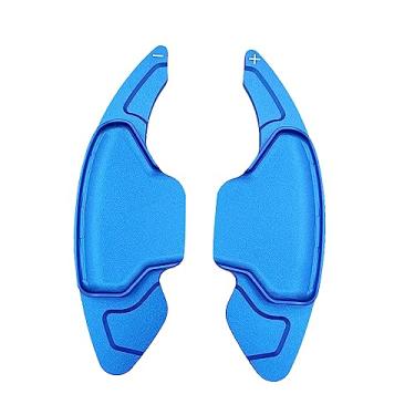 Imagem de ontto Remo de mudança de ajuste estendido para Nissan Teana Altima 2019 2020 Volante Shifter Lâmina Guarnição Tampa Liga de Alumínio Decoração Interior Acessórios Azul